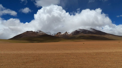 View of desert against sky