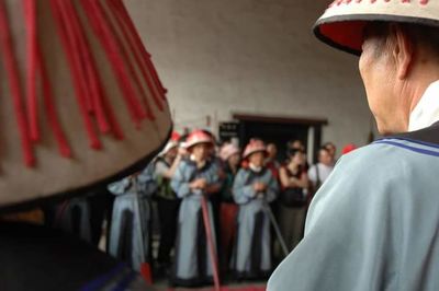 Close-up of woman standing in pond
