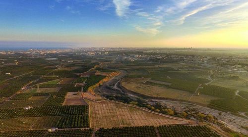 Aerial view of cityscape