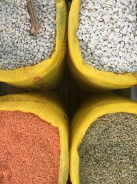 Close-up of yellow for sale in market