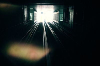 Illuminated tunnel