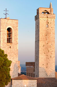 Historical towers in san gimignano, tuscany italy