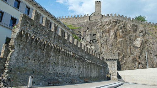 Castelgrande in bellinzona, canton ticino, switzerland.