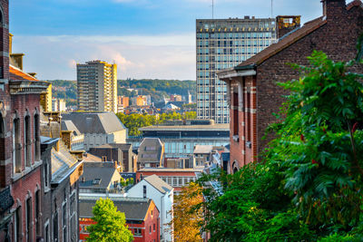 Buildings in city