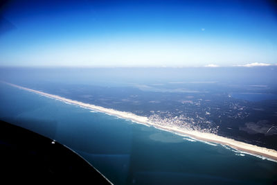 Aerial view of landscape against sky