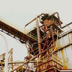 Low angle view of construction site