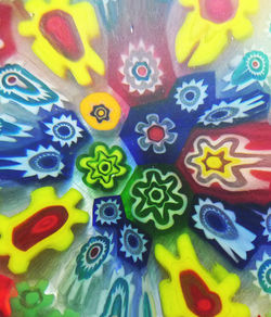 Full frame shot of multi colored paper