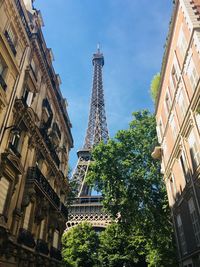 Low angle view of buildings against sky