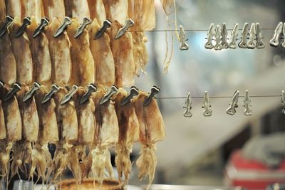 Close-up of food for sale at market stall