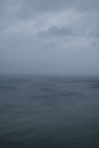 Close-up of sea against sky