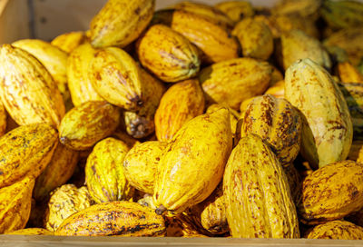 Full frame shot of fruits for sale at market stall