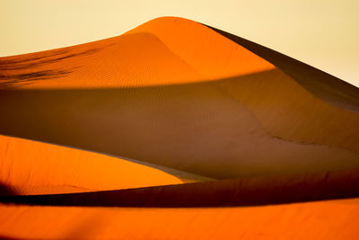 Scenic view of desert against sky