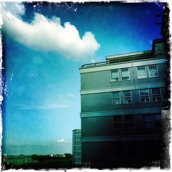 Low angle view of building against sky