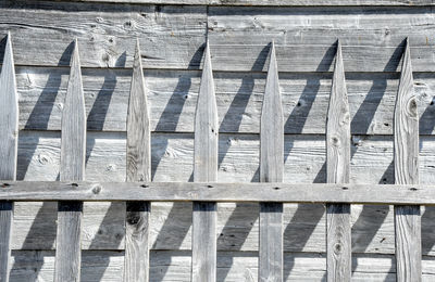 Full frame shot of wooden pier