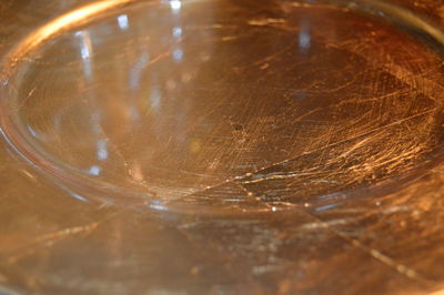 Close-up of water in bowl