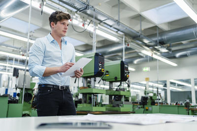 Man working in factory