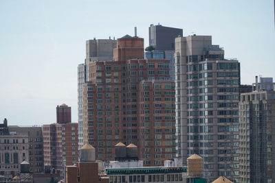 Low angle view of buildings against sky