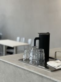 Close-up of coffee on table