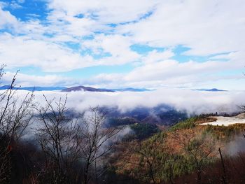 Scenic view of landscape against sky