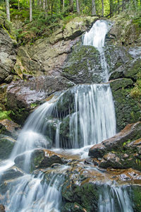 Waterfall in forest