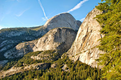 Scenic view of mountains against clear sky