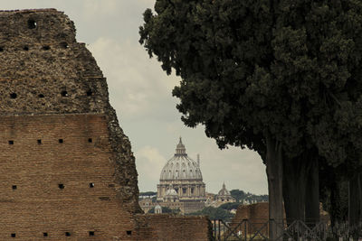 View of temple against sky