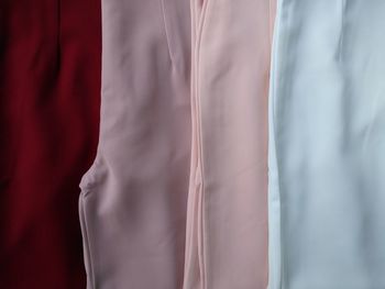 Full frame shot of colorful fabrics