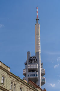 Low angle view of building against sky