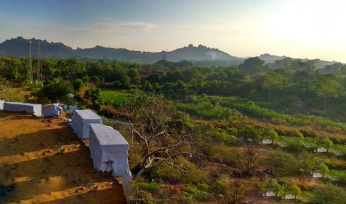 Scenic view of landscape against sky