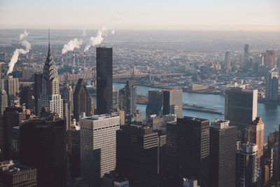 Aerial view of city