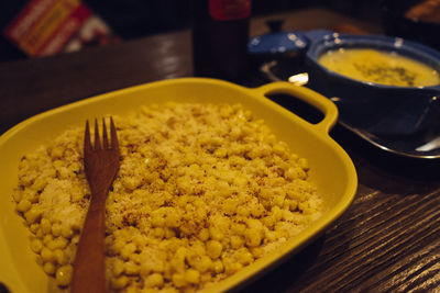 Close-up of food in bowl