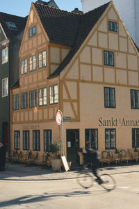 Street and buildings in city