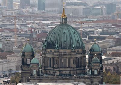 View of cathedral in city