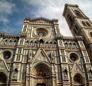 Low angle view of church