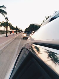 Car on road