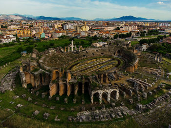 High angle view of spartacus arena