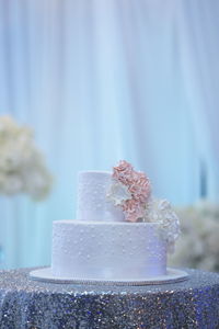 Close-up of ice cream against blurred background