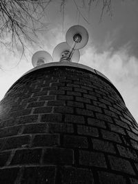 Low angle view of building against sky