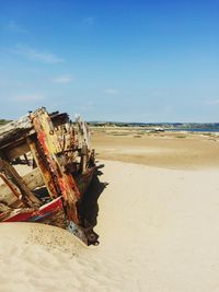 Panoramic view of beach against sky