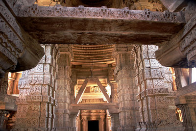 Low angle view of historical building