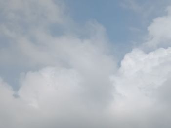 Low angle view of clouds in sky