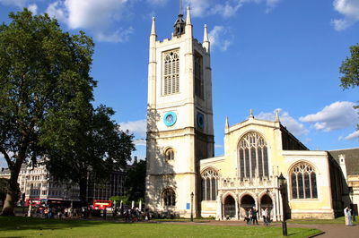Facade of church of st margaret, westminster, london, uk.