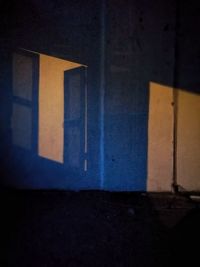 Close-up of shadow on wall