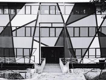 View of abandoned building against sky