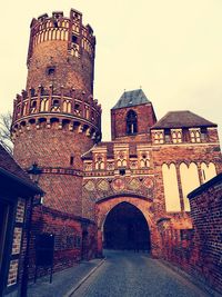 View of old building against sky