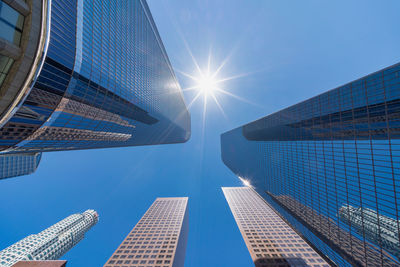 Low angle view of buildings against sky