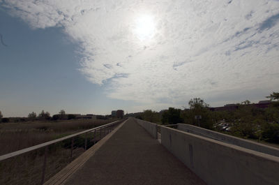 Road against sky
