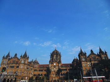 Buildings against blue sky