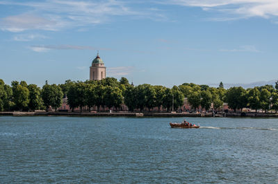 View of temple against sky