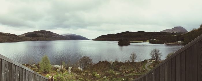 Panoramic view of sea against sky